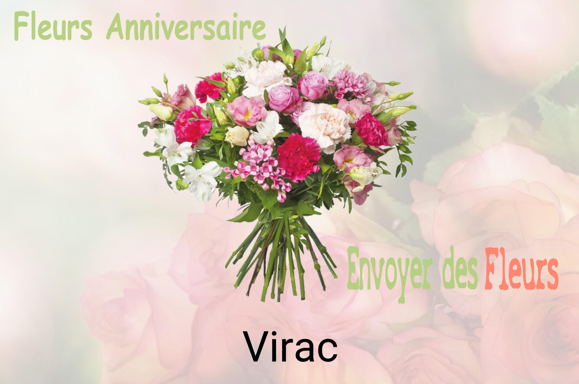 Bouquet de fleurs d’anniversaire livré à Virac