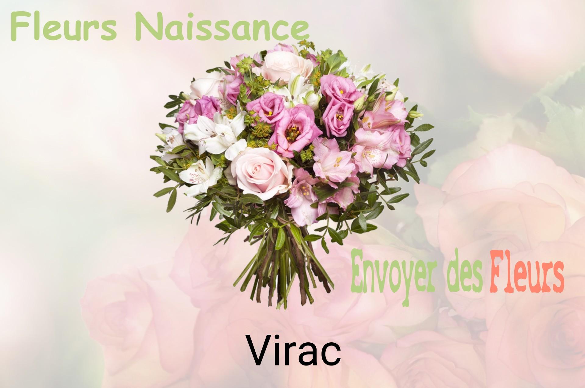 Bouquet de fleurs de naissance livré à Virac